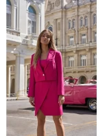 M745 Krátka bunda - fuchsiová