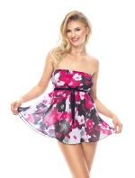 Dámska košieľka Akira I Babydoll Flowers chemise + tangá ZADARMO! - Irall Dámska košieľka Akira I Babydoll Flowers chemise + tangá ZADARMO! - Irall