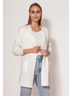 Sveter na gombíky PA013 krémový - MKM