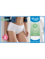 Dámske nohavice Sloggi 24/7 Cotton Lace Midi biele Dámske nohavice Sloggi 24/7 Cotton Lace Midi biele