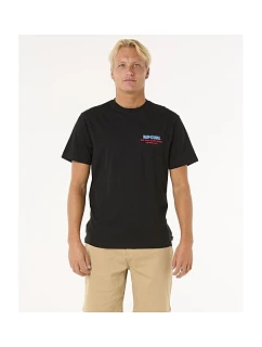 Tričko RIP CURL Surf Revival Ding Repair Tee, čierne