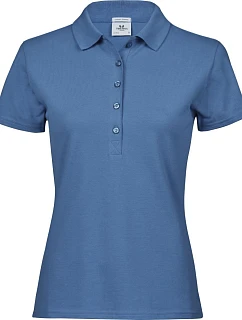 Tee Jays TJ 145 Dámske luxusné polo z hrubého strečového piqué 18.0145 oceánovo modré