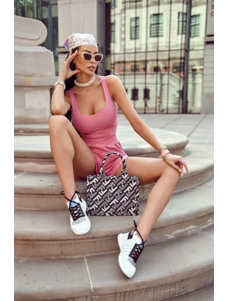 Damskie Wsuwane Sportowe Buty Sneakersy Białe Klayra