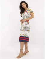 Šaty DHJ SK 19396.76 ecru Šaty DHJ SK 19396.76 ecru