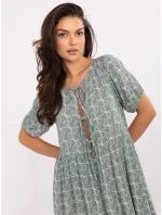 Šaty D73771M30466A pistáciové