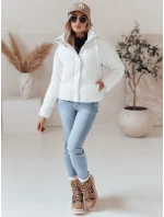 Dámska prešívaná zimná bunda SNOWLIKE s kapucňou biela FashionStreet TY4932