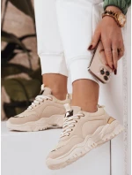 Dámske tenisky LIZZE beige FashionStreet ZY0457 Dámske tenisky LIZZE beige FashionStreet ZY0457