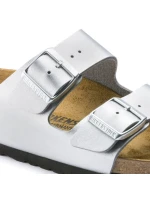 Dámske žabky Birkenstock Arizona Birko-Flor Silver regular width (1012282)