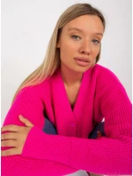 Dámsky sveter LC SW 0321 fluo ružový