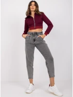 Džínsové nohavice MR SP 255.56P tmavo šedá