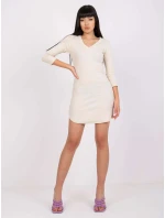 Šaty RV SK 7453.63 svetlo béžová