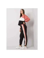 Dámska tepláková súprava HG-KMPL-5353.20X ružovo-čierna - FPrice