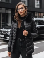 Dámska prešívaná zimná bunda LUNA black FashionStreet TY3972