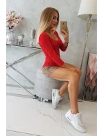Body s potlačou pištole červené