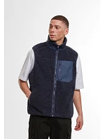 Build your Brand BY 407 Unisexová fleecová vesta „Bonded Sherpa“ 56.0407 bledo olivová