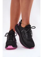 Sneakersy Buty Sportowe Damskie Na Platformie Big Star RR274523 HI-POLY SYSTEM Czarne