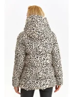 Dámska bunda model 185606 so zvieracím vzorom - Top Secret Dámska bunda model 185606 so zvieracím vzorom - Top Secret