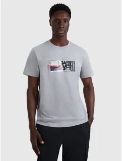 Pánske tričko s potlačou 4F 4FRAW25TTSHM3364-27M