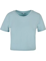 Build your Brand BY 042 Ťažký dámsky crop top 56.0042 oceánovo modrý