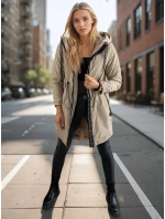 Dámska prechodná bunda VERONI beige FashionStreet TY3213