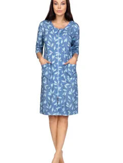 Dámska nočná košeľa 409 modrá - REGINA