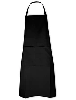 The One Towelling Apron Zásterka s náprsenkou 48.1048 čierna