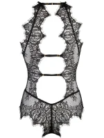 Dámske sexy body V-9490 Čierno-béžová - Axami