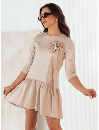 ESTACIA béžové šaty FashionStreet EY2468 ESTACIA béžové šaty FashionStreet EY2468