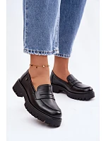 Kožené dámské mokasyny Vinceza 18125 Černé