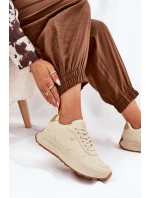 Dámska športová obuv Big Star HI-POLY SYSTEM - beige