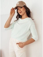 Dámska pruhovaná blúzka APRICALE white FashionStreet RY2481