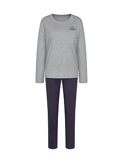 Dámske pyžamové súpravy PK 01 LSL X - GRAY - sivá M034 - TRIUMPH