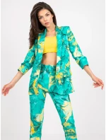 Dámske sako DHJ MA 7684A 1.22X tyrkysové