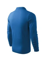 Single J. LS pánske polo tričko azúrovo modré