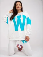 Tepláková súprava FA KMPL 7856.44P biela a modrá - FPrice