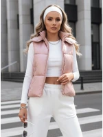 Dámska prešívaná vesta OSHE pink FashionStreet TY3705
