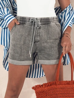 Dámske šortky RELAX VIBES sivé FashionStreet SY0382