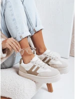 Dámske zateplené tenisky na platforme béžové FashionStreet ZY1080
