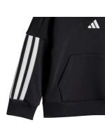 Detské tepláky adidas Essentials Joggers 3 Stripes Fleece Hoodie black JD6484 Detské tepláky adidas Essentials Joggers 3 Stripes Fleece Hoodie black JD6484