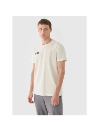 Pánske hladké tričko 4F 4FRAW24TTSHM2602-83S