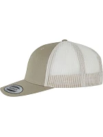 Flexfit 6606/6606T 6-panelová vintage čiapka „Trucker“ 55.6606 khaki/biela Flexfit 6606/6606T 6-panelová vintage čiapka „Trucker“ 55.6606 khaki/biela