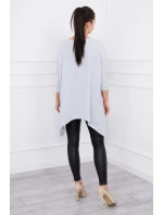 Oversize blúzka svetlo šedá Oversize blúzka svetlo šedá