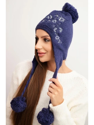 Dámske štuple do uší Emma K343 denim
