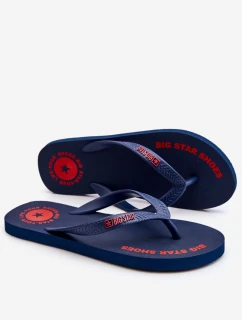 Pánske žabky Big Star LL174424 Navy blue