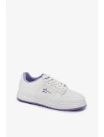 Dámske tenisky Big Star HI-POLY SYSTEM - bielo-fialové