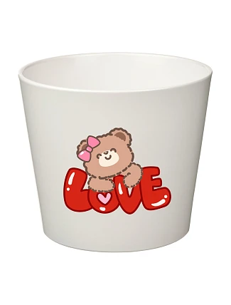 LOVE (BEAR) - malý kvetináč LOVE (BEAR) - malý kvetináč