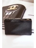 Damski Portfel Z Eko Skóry Czarne Isamille