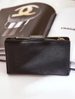 Damski Portfel Z Eko Skóry Czarne Isamille