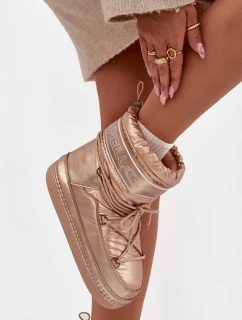 Śniegowce Damskie Z Wiązaniem O'NEILL LISA WOMEN HIGH 90253012.99U Złote