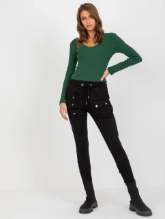 EM DR ES 21 593 teplákové nohavice.43P čierna